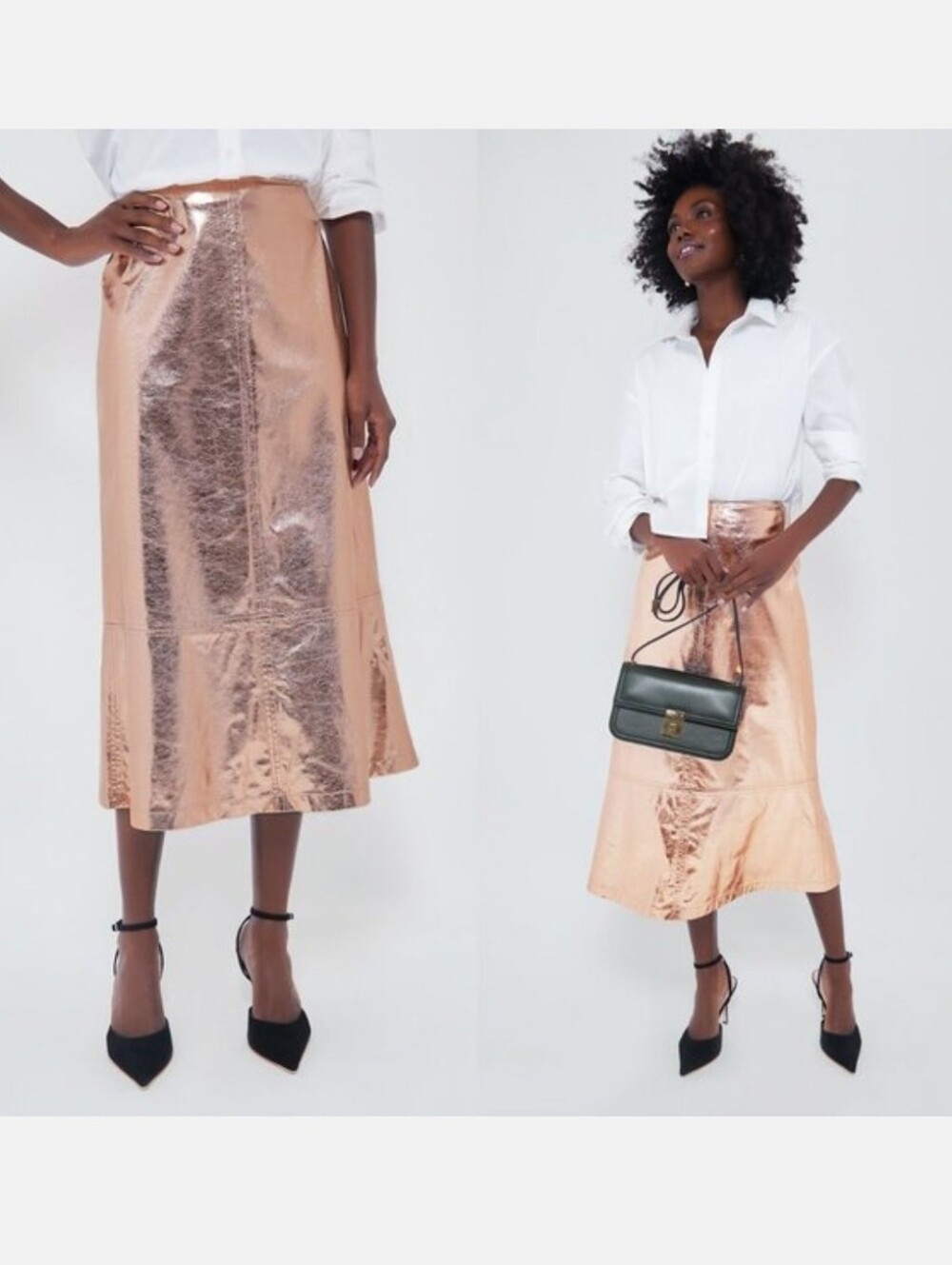 TUCKERNUCK INDIA HICKS LONDON METTALIC FOIL SKIRT